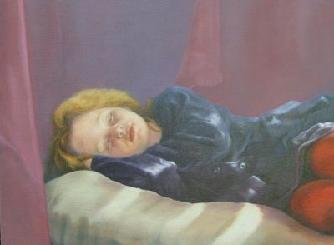 Gwen Gugell Figure Painting Dreaming Portrait
