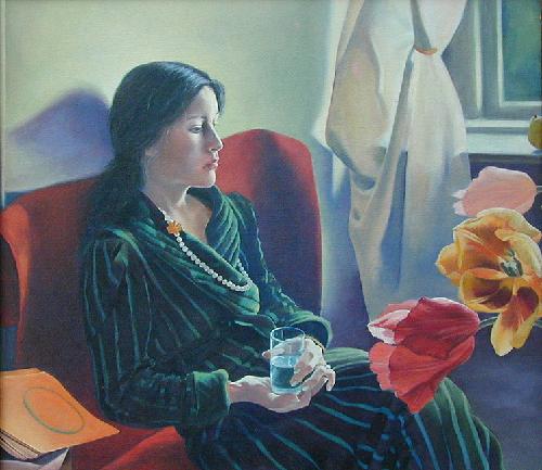 Gwen Gugell Figure Painting Portrait Cycles Gestation