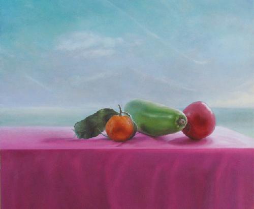 Fruit on Table  Gwen Gugell  Still Life